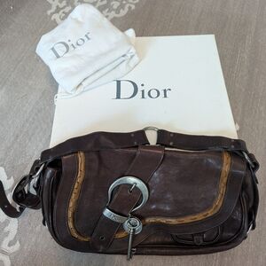 Christian Dior Saddle Bag with box and dust bag
